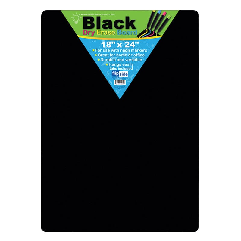 Black Dry Erase Boards 18 X 24 (Pack of 3) - Dry Erase Boards - Flipside
