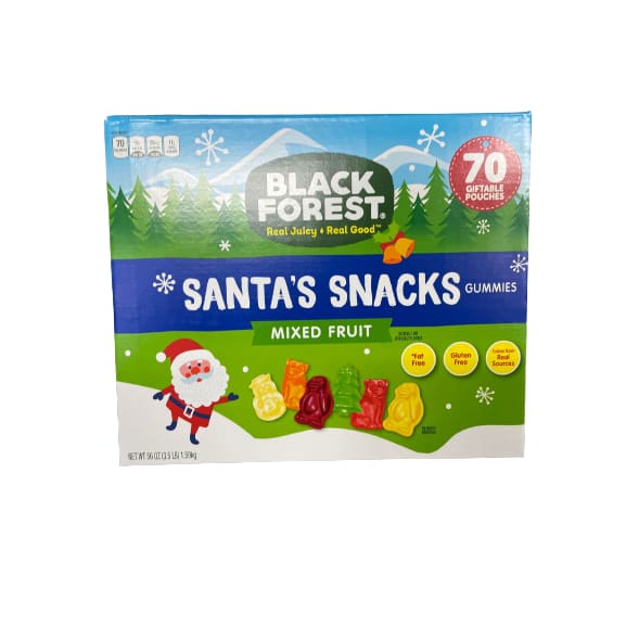 Black Forest Santa’s Snacks Gummies 70 ct. - Black Forest