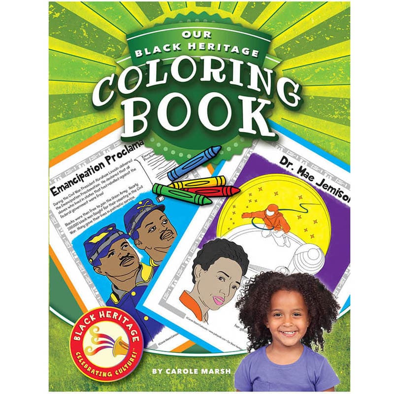 Black Heritage Celebrating Culture Black Heritage Coloring Book (Pack of 10) - Cultural Awareness - Gallopade