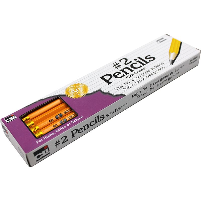 Black Lead No 2 Pencil Unsharpened (Pack of 12) - Pencils & Accessories - Charles Leonard