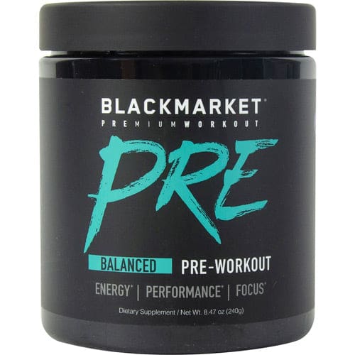 Black Market Labs Pre Blue Razz 30 servings - Black Market Labs