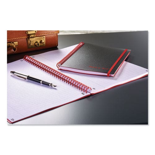 Black n’ Red Flexible Cover Twinwire Notebook Scribzee Compatible 1 Subject Wide/legal Rule Black Cover 11.75 X 8.25 70 Sheets - Office -