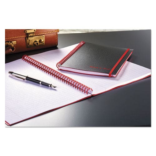 Black n’ Red Flexible Cover Twinwire Notebook Scribzee Compatible 1 Subject Wide/legal Rule Black Cover 5.88 X 4.13 70 Sheets - Office -