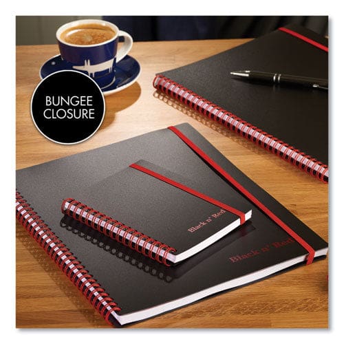 Black n’ Red Flexible Cover Twinwire Notebook Scribzee Compatible 1 Subject Wide/legal Rule Black Cover 8.25 X 5.63 70 Sheets - Office -