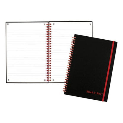 Black n’ Red Flexible Cover Twinwire Notebook Scribzee Compatible 1 Subject Wide/legal Rule Black Cover 8.25 X 5.63 70 Sheets - Office -