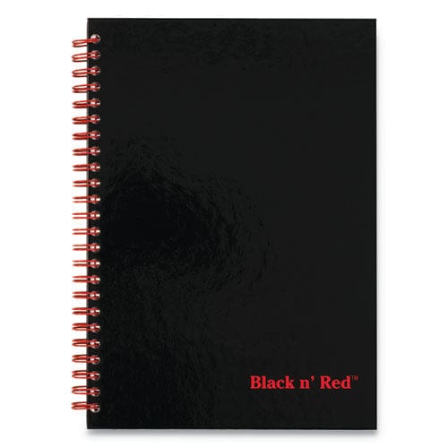 Black n’ Red Hardcover Twinwire Notebook Scribzee Compatible 1 Subject Wide/legal Rule Black Cover 11 X 8.5 70 Sheets - Office - Black n’