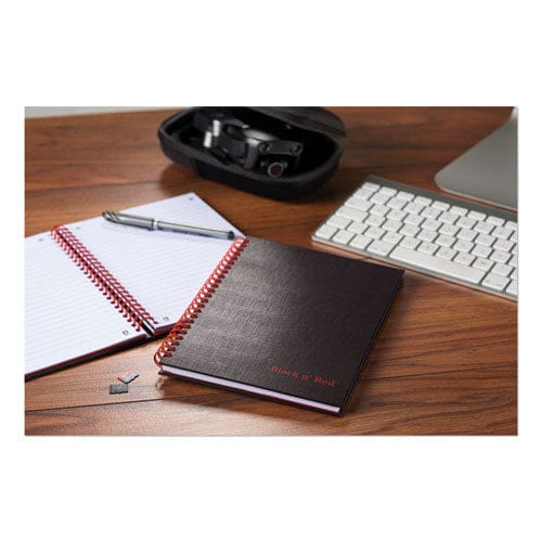 Black n’ Red Hardcover Twinwire Notebook Scribzee Compatible 1 Subject Wide/legal Rule Black Cover 11 X 8.5 70 Sheets - Office - Black n’