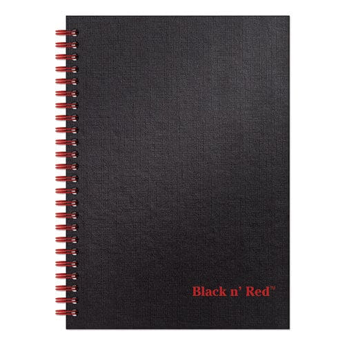 Black n’ Red Hardcover Twinwire Notebook Scribzee Compatible 1 Subject Wide/legal Rule Black Cover 8.25 X 5.88 70 Sheets - Office - Black n’