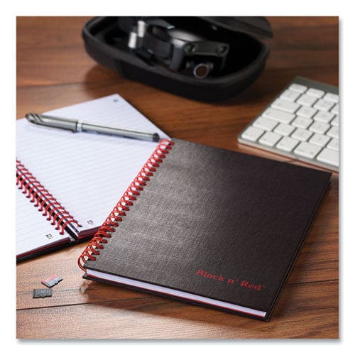 Black n’ Red Hardcover Twinwire Notebook Scribzee Compatible 1 Subject Wide/legal Rule Black Cover 9.88 X 6.88 70 Sheets - Office - Black n’