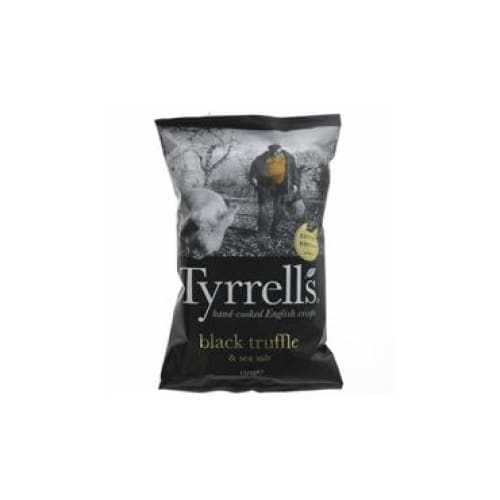 Black Truffles & Salt Flavors Potato Chips 5.29 oz. (150 g.) - TYRRELL’S