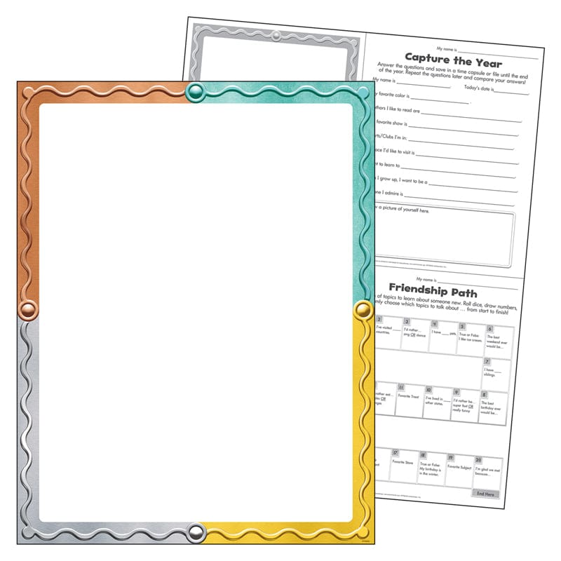 Blank I Heart Metal Learning Chart (Pack of 12) - Classroom Theme - Trend Enterprises Inc.