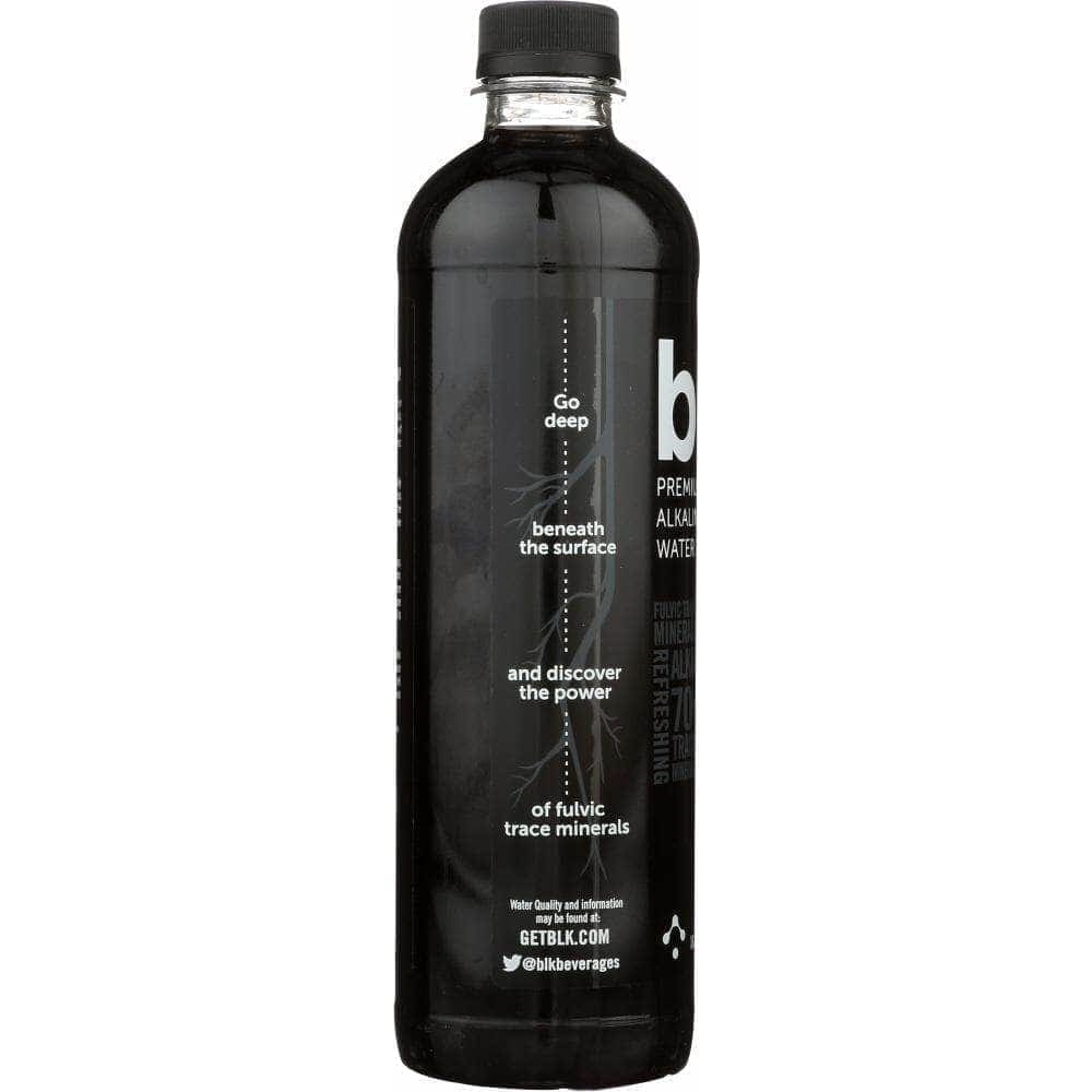 Blk Blk Beverages Premium Alkaline Water Naturally Black, 16.9 oz