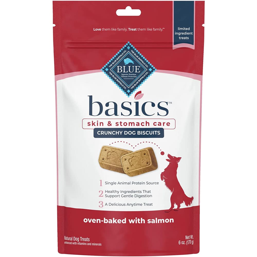 Blue Buffalo Basics Biscuit Salmon Potato 6oz. - Pet Supplies - Blue Buffalo