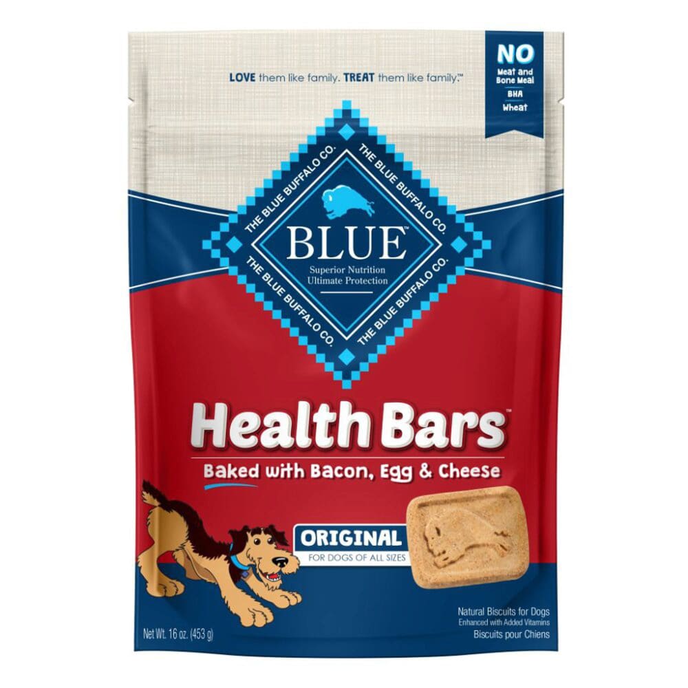 Blue Buffalo Health Bar Bacon Egg Cheese 16oz. - Pet Supplies - Blue Buffalo