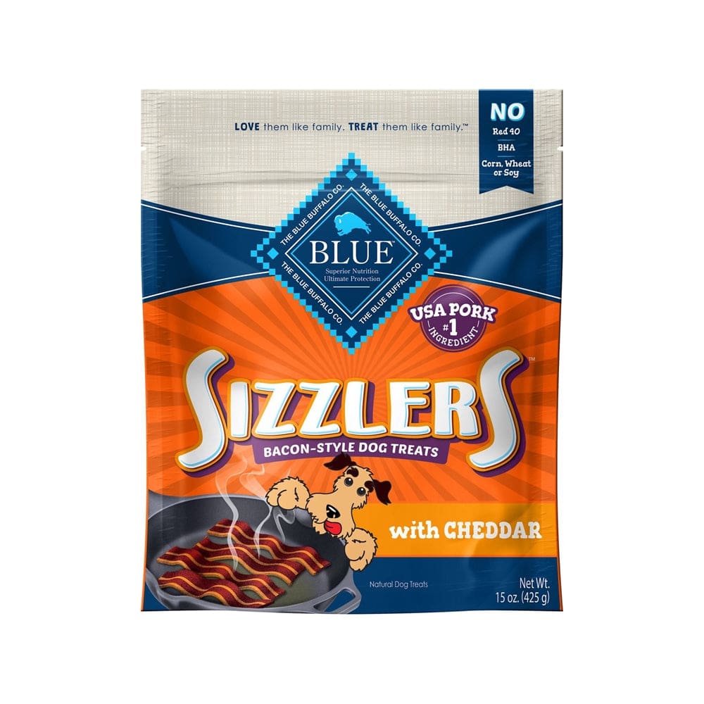 Blue Buffalo Sizzlers Cheddar 15oz. - Pet Supplies - Blue Buffalo