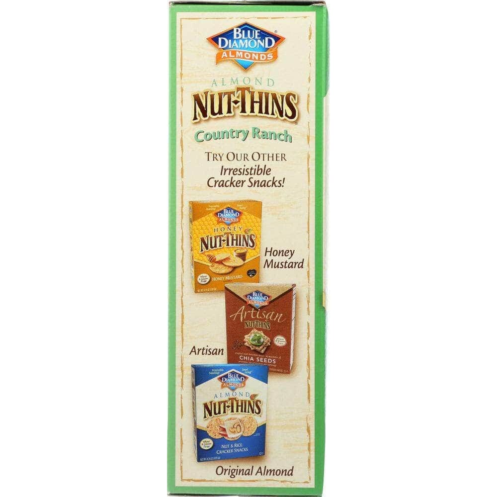 Blue Diamond Blue Diamond Almond Nut-Thins Nut And Rice Cracker Snacks Country Ranch, 4.25 oz