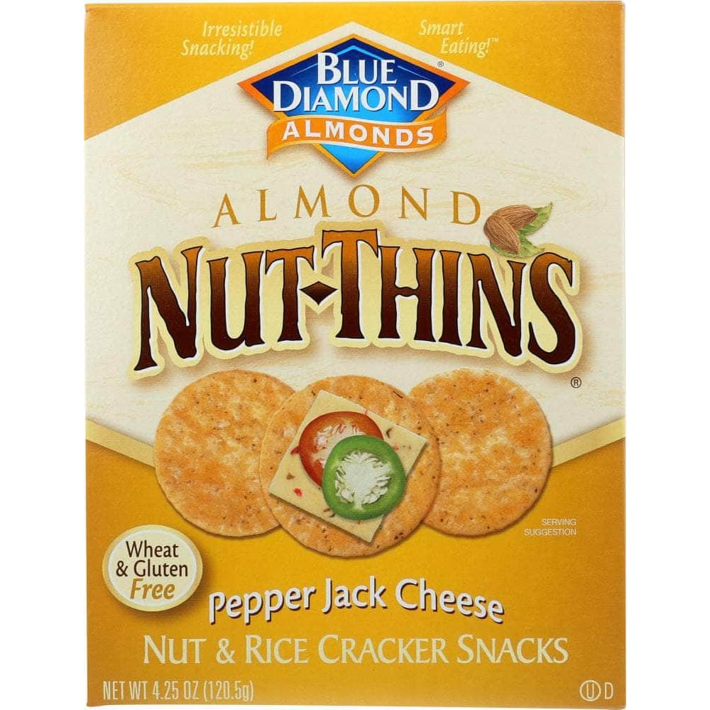 Blue Diamond Blue Diamond Almond Nut-Thins Cracker Snacks Pepper Jack Cheese, 4.25 oz