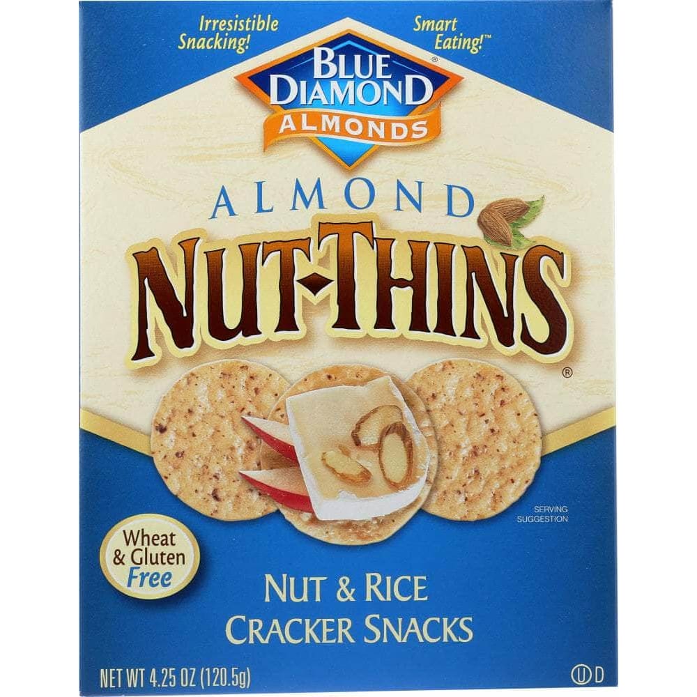 Blue Diamond Blue Diamond Almond Nut-Thins Nut & Rice Cracker Snacks, 4.25 oz
