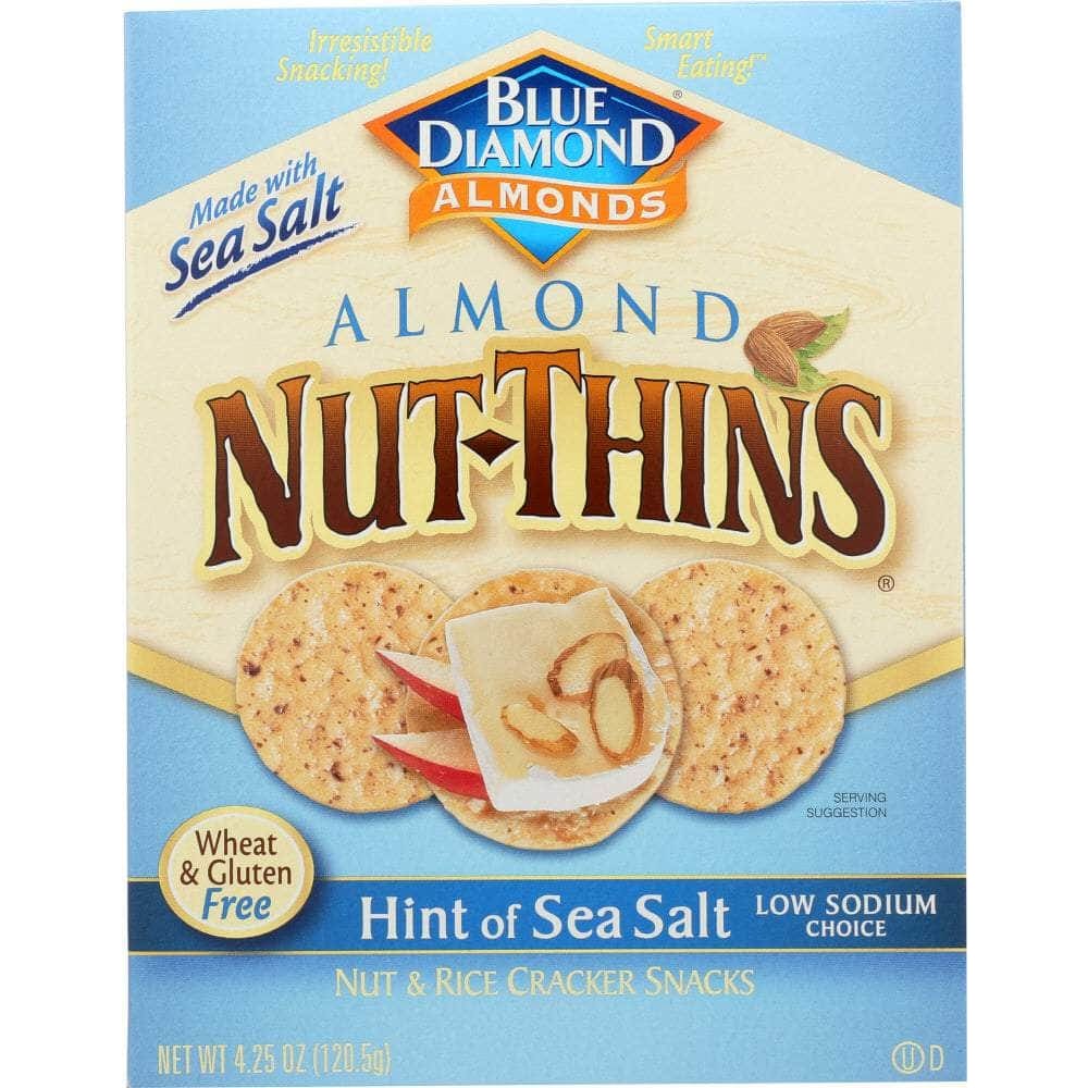 Blue Diamond Blue Diamond Almond Nut-Thins Nut & Rice Cracker Snacks Hint of Sea Salt, 4.25 oz