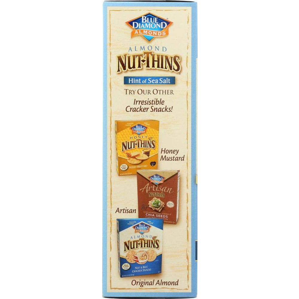 Blue Diamond Blue Diamond Almond Nut-Thins Nut & Rice Cracker Snacks Hint of Sea Salt, 4.25 oz