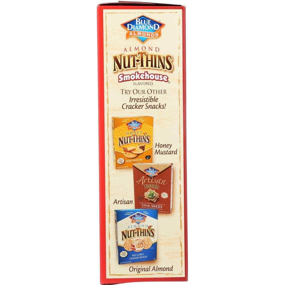 Blue Diamond Blue Diamond Natural Almond Nut-Thins Cracker Snacks Smokehouse, 4.25 oz