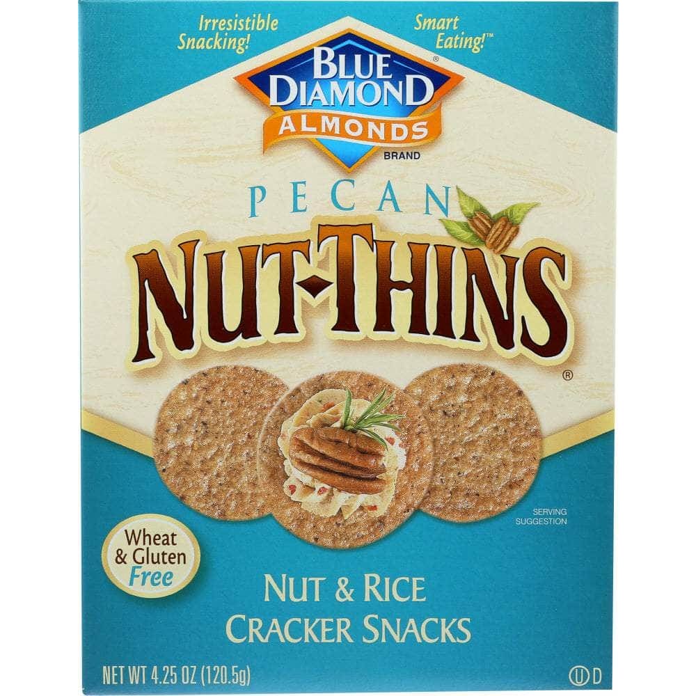 Blue Diamond Blue Diamond Pecan Nut-Thins Nut & Rice Cracker Snacks, 4.25 oz