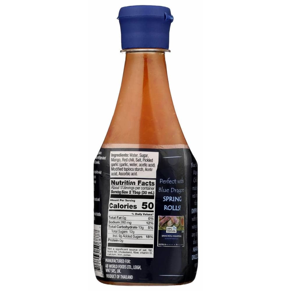 BLUE DRAGON Grocery > Pantry > Dips BLUE DRAGON: Mango Sweet Chili Sauce, 10 fo