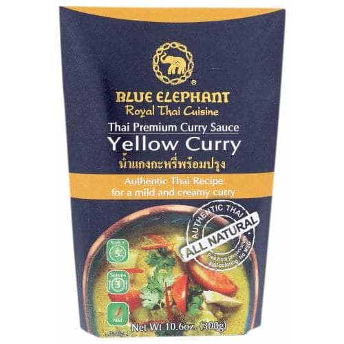 BLUE ELEPHANT ROYAL THAI CUISINE Grocery > Cooking & Baking BLUE ELEPHANT ROYAL THAI CUISINE: Thai Premium Yellow Curry Sauce, 10.6 oz
