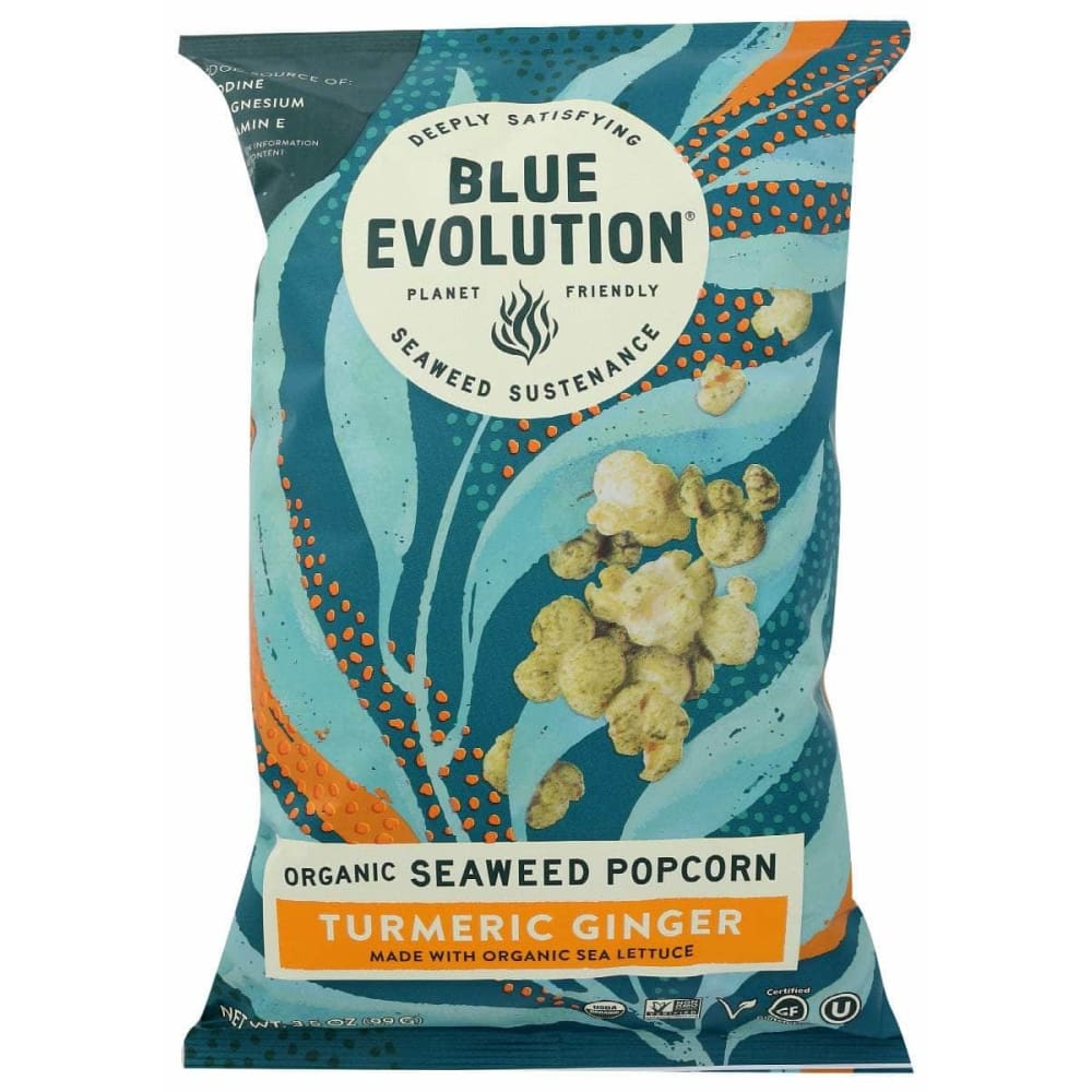 BLUE EVOLUTION Blue Evolution Popcorn Turmeric Ginger, 3.5 Oz