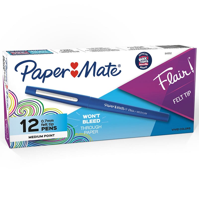 Blue Medium Paper Mate Flair Pen (Pack of 12) - Pens - Sanford L.p.