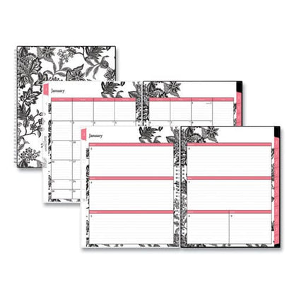 Blue Sky Analeis Create-your-own Cover Weekly/monthly Planner Floral Artwork 11 X 8.5 White/black/coral 12-month (jan-dec): 2023 - School