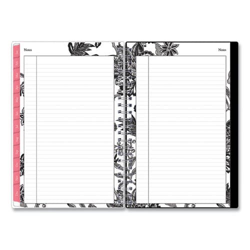 Blue Sky Analeis Create-your-own Cover Weekly/monthly Planner Floral Artwork 8 X 5 White/black/coral 12-month (jan To Dec): 2023 - School