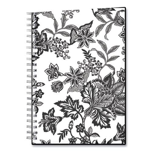 Blue Sky Analeis Create-your-own Cover Weekly/monthly Planner Floral Artwork 8 X 5 White/black/coral 12-month (jan To Dec): 2023 - School