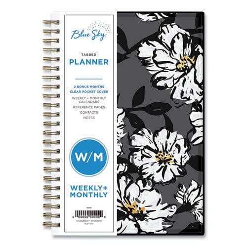 Blue Sky Baccara Dark Create-your-own Cover Weekly/monthly Planner Floral 8 X 5 Gray/black/gold Cover 12-month (jan-dec): 2023 - School