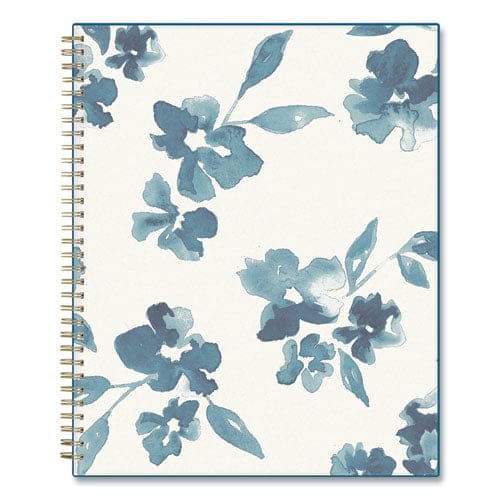 Blue Sky Bakah Blue Weekly/monthly Planner Bakah Blue Floral Artwork 11 X 8.5 Blue/white Cover 12-month (jan To Dec): 2023 - School Supplies