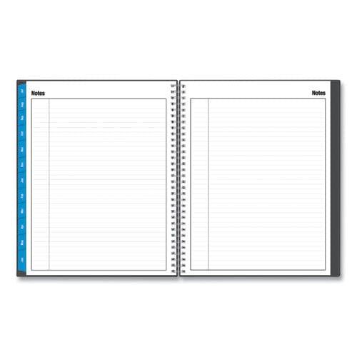 Blue Sky Collegiate Academic Year Weekly/monthly Planner 11 X 8.5 Charcoal Cover 12-month (july To June): 2022 To 2023 - School Supplies -