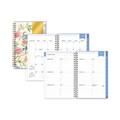 Blue Sky Day Designer Climbing Floral Blush Create-your-own Cover Weekly/monthly Planner 8 X 5 12-month (july-june): 2022-2023 - School