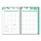 Blue Sky Day Designer Palms Weekly/monthly Planner Palms Artwork 8 X 5 Green/white Cover 12-month (jan To Dec): 2023 - School Supplies -