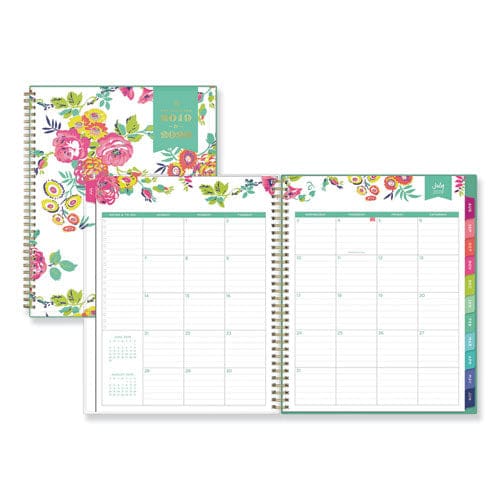 Blue Sky Day Designer Peyton Create-your-own Cover Weekly/monthly Planner Floral 11 X 8.5 Navy 12-month (july-june): 2022-2023 - School