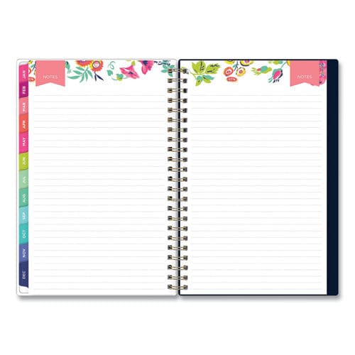 Blue Sky Day Designer Peyton Create-your-own Cover Weekly/monthly Planner Floral Artwork 8 X 5 Navy Cover 12-month (jan-dec): 2023 - School