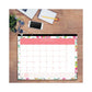 Blue Sky Day Designer Peyton Desk Pad Calendar Floral Artwork 22 X 17 Black Binding Clear Corners 12-month (jan-dec): 2023 - School Supplies