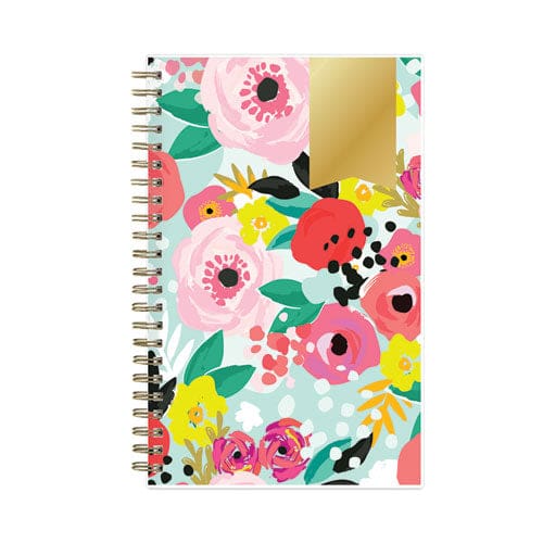 Blue Sky Day Designer Secret Garden Mint Frosted Weekly/monthly Planner 8 X 5 Multicolor Cover 12-month (jan To Dec): 2023 - School Supplies