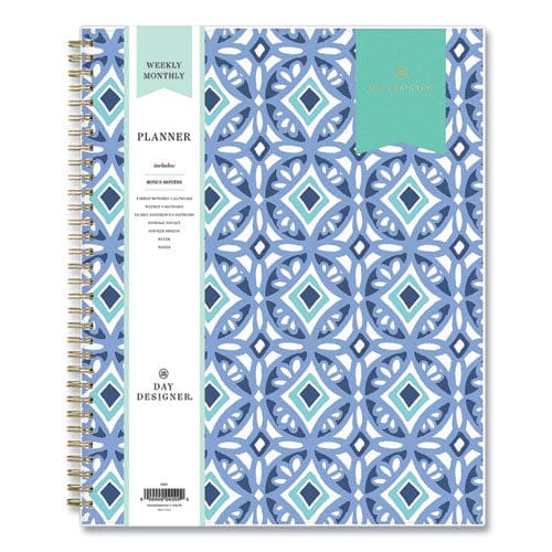 Blue Sky Day Designer Tile Weekly/monthly Planner Tile Artwork 11 X 8.5 Blue/white Cover 12-month (jan To Dec): 2023 - School Supplies -