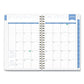 Blue Sky Day Designer Tile Weekly/monthly Planner Tile Artwork 8 X 5 Blue/white Cover 12-month (jan To Dec): 2023 - School Supplies - Blue