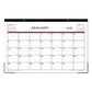 Blue Sky Enterprise Desk Pad Geometric Artwork 22 X 17 White/gray Sheets Black Binding Clear Corners 12-month (jan-dec): 2023 - School