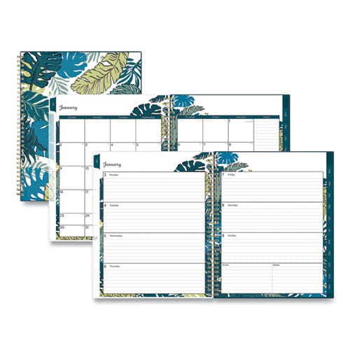 Blue Sky Grenada Create-your-own Cover Weekly/monthly Planner Floral Artwork 11 X 8.5 Green/blue/teal 12-month (jan-dec): 2023 - School