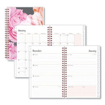 Blue Sky Joselyn Weekly/monthly Planner Joselyn Floral Artwork 8 X 5 Pink/peach/black Cover 12-month (jan To Dec): 2023 - School Supplies -