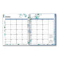 Blue Sky Lindley Monthly Planner Lindley Floral Artwork 10 X 8 White/blue/green Cover 12-month (jan To Dec): 2023 - School Supplies - Blue