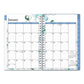 Blue Sky Lindley Weekly/monthly Planner Lindley Floral Artwork 8 X 5 White/blue/green Cover 12-month (jan To Dec): 2023 - School Supplies -