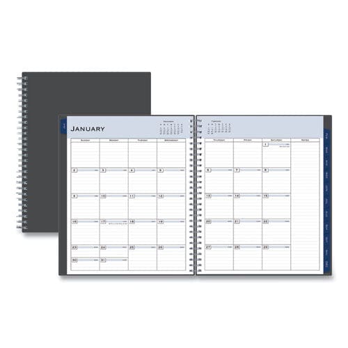 Blue Sky Passages Monthly Planner 10 X 8 Charcoal Cover 12-month (jan To Dec): 2023 - School Supplies - Blue Sky®